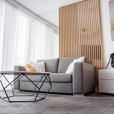 아파트 Seaside Prywatny Apartament Studio Przy Plazy Taras Widok Na Morze