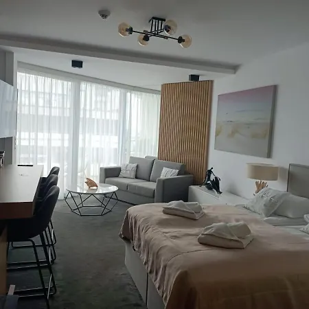 Seaside Prywatny Apartament Studio Przy Plazy Taras Widok Na Morze 아파트 코워브제크